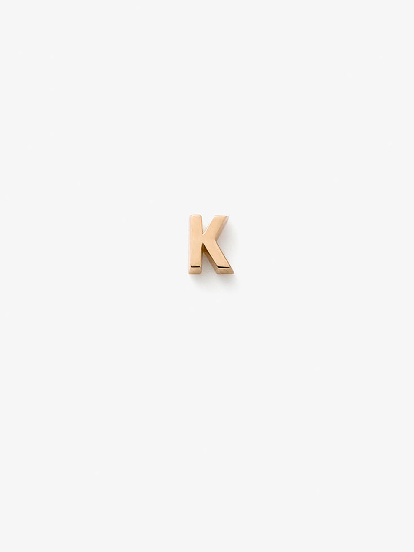Letter K in 18k Gold