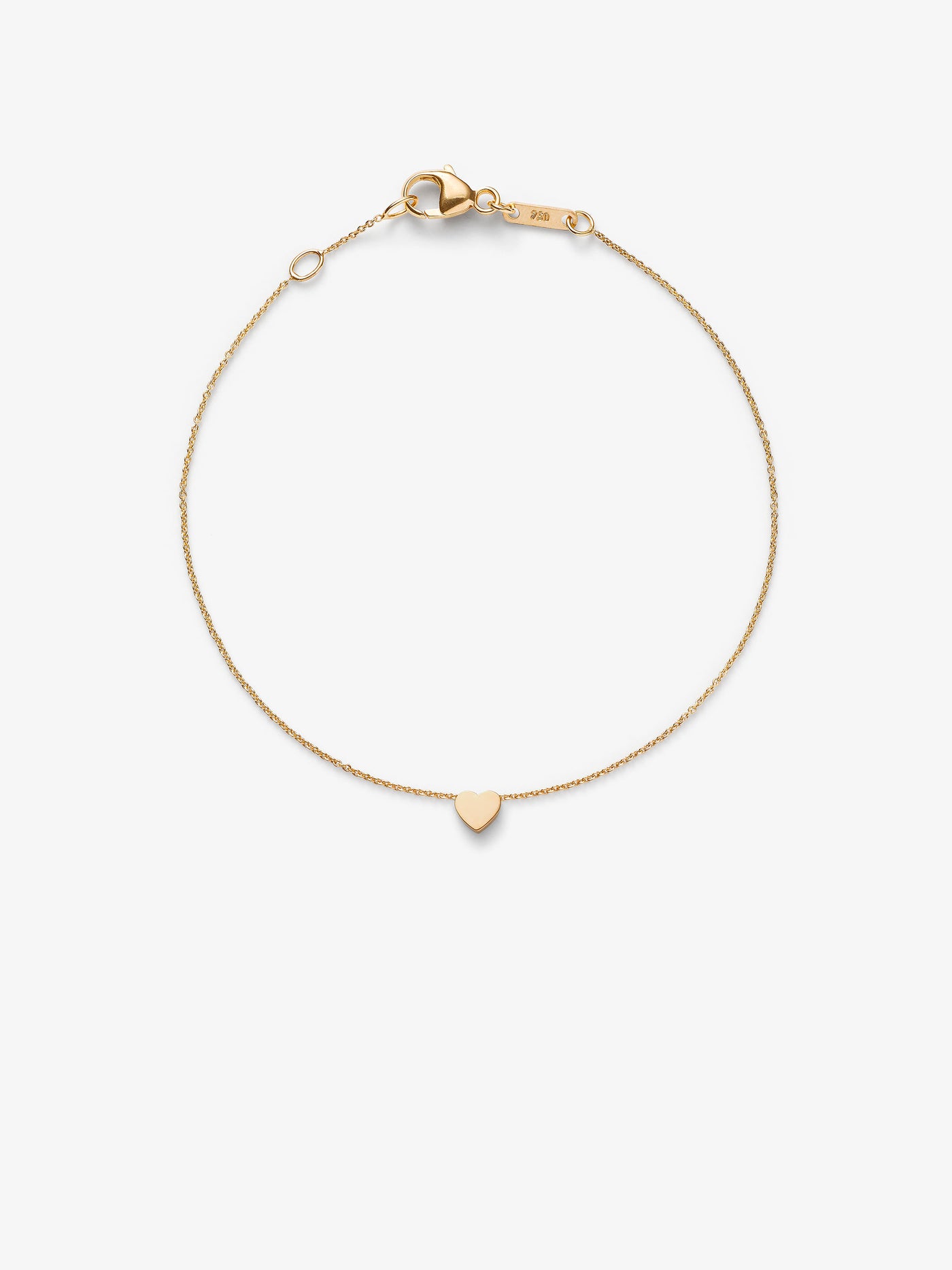 Heart 18-Karat Gold Bracelet