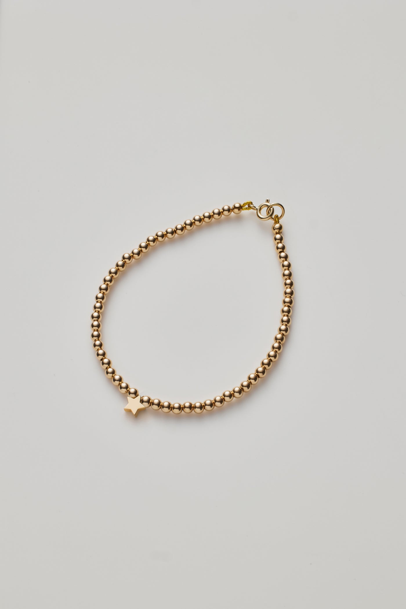 Gold Star Beaded Bracelet