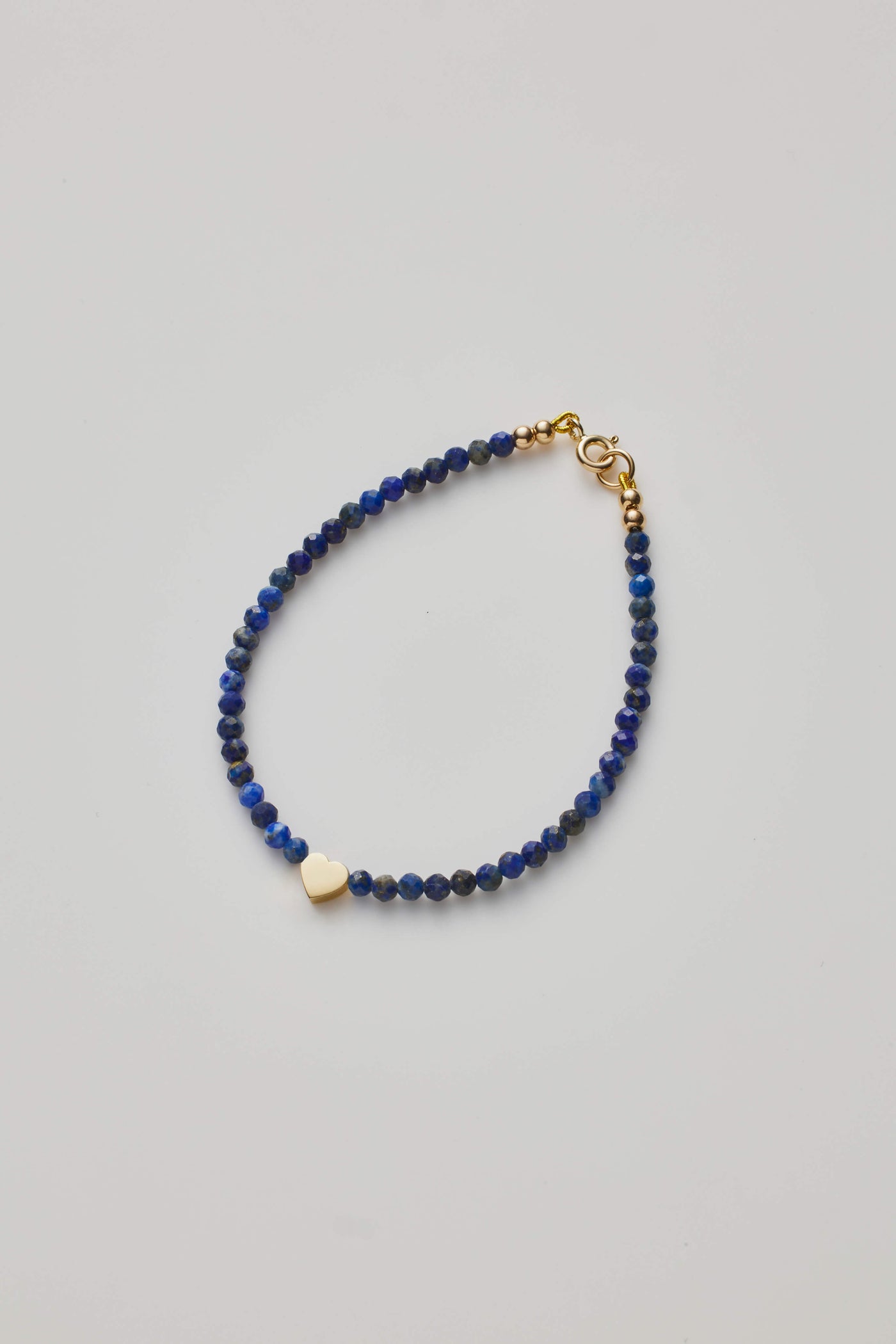 Lapis Lazuli Heart Bracelet