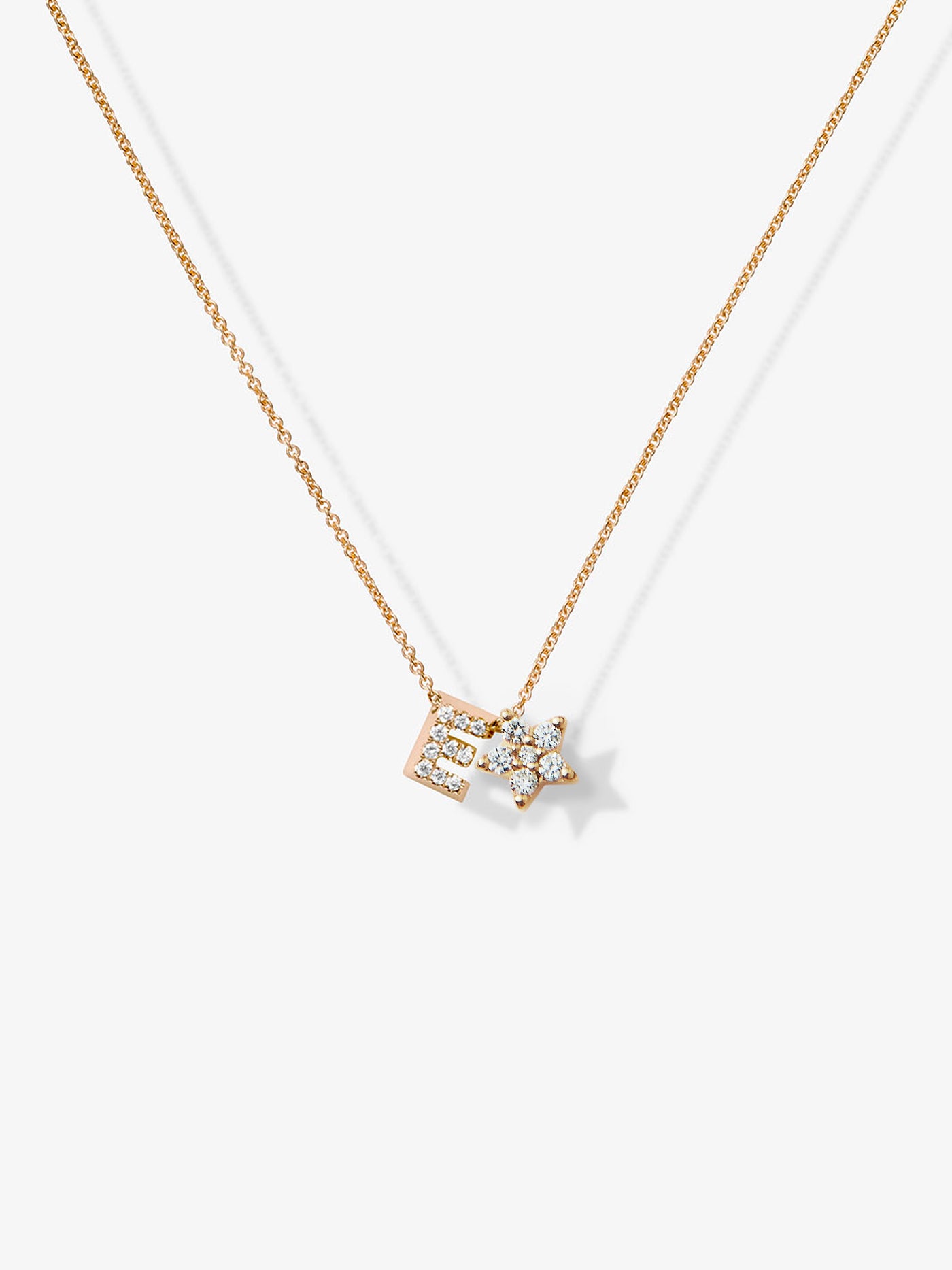 Verse-Fine-Jewellery-Love-Letters-18-Karat-Solid-Gold-E-Diamond-Star-Necklace