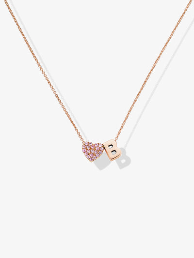 Verse-Fine-Jewellery-Pink-Sapphire-Heart-Gold-Letter-B-Necklace